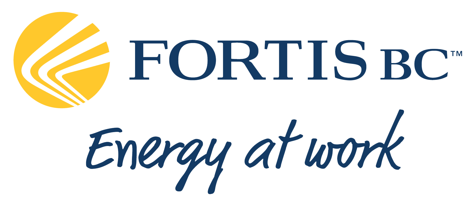 Fortis BC TM Energy at work logo